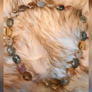 27.5 inch Fancy Jasper hand-knotted necklace